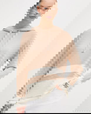 United Colors of Benetton pulover din amestec de lână culoarea bej, light, 102HE203V