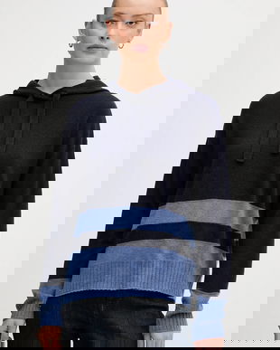 United Colors of Benetton pulover din amestec de lână culoarea bleumarin, light, 102HE203V