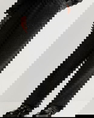 adidas Originals pantaloni de trening Wsh Swt Pnt culoarea negru, uni, JV8468