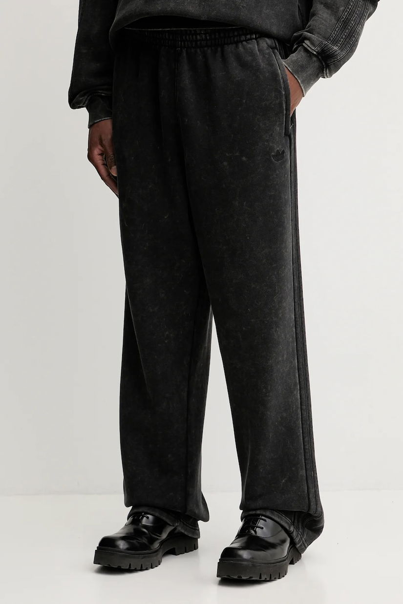 adidas Originals pantaloni de trening Wsh Swt Pnt culoarea negru, uni, JV8468