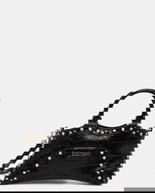 Just Cavalli poșetă culoarea negru, 79RA4BF3 ZSB96