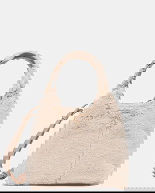 Coccinelle poșetă culoarea bej, E1.THD.58.01.01