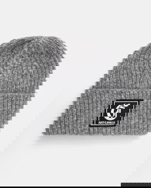 Just Cavalli pălărie din amestec de lână culoarea gri, 79RAZK02 ZG411