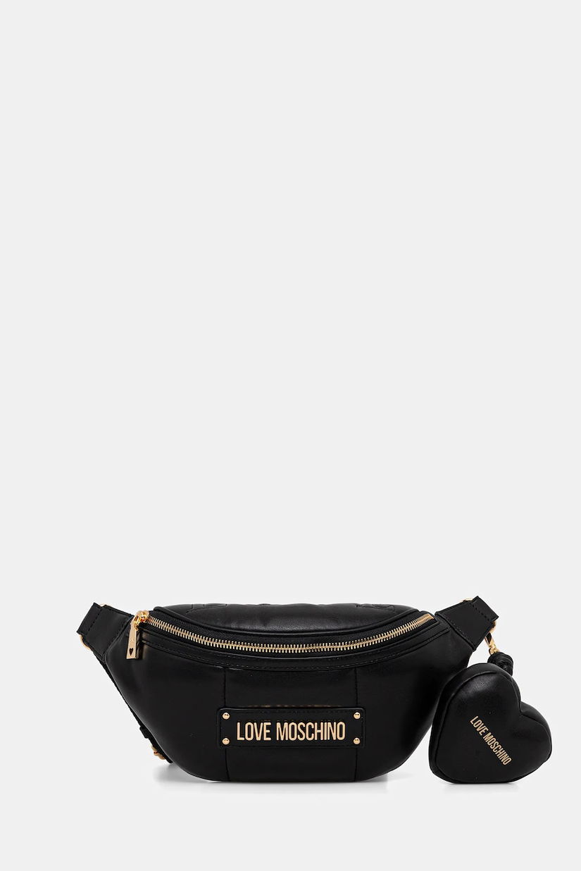 Love Moschino borsetă culoarea negru, JC4323PP0NKM100A