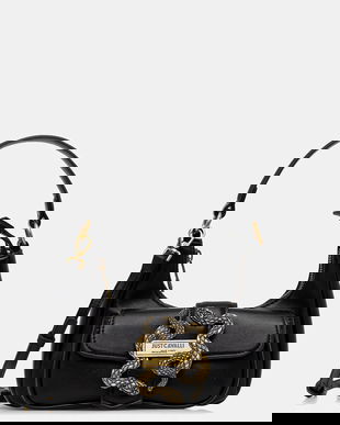 Just Cavalli poșetă culoarea negru, 79RA4BA3 ZSA89