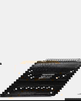 Just Cavalli poșetă culoarea negru, 79RA4BF1 ZSB96