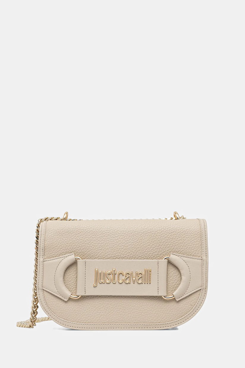 Just Cavalli poșetă culoarea bej, 79RA4BL4 ZSD25