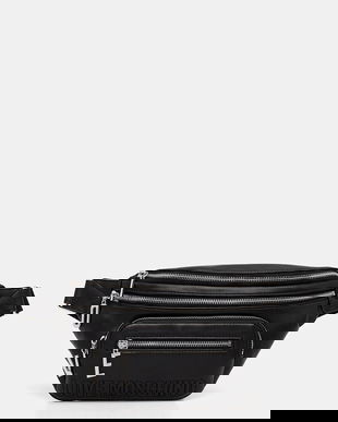 Love Moschino borsetă culoarea negru, JC4347PP0NKA000B