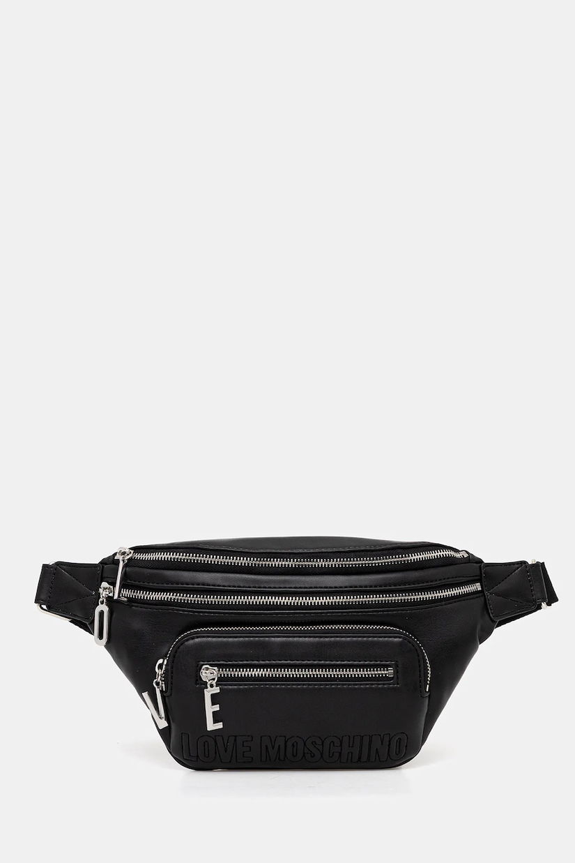 Love Moschino borsetă culoarea negru, JC4347PP0NKA000B