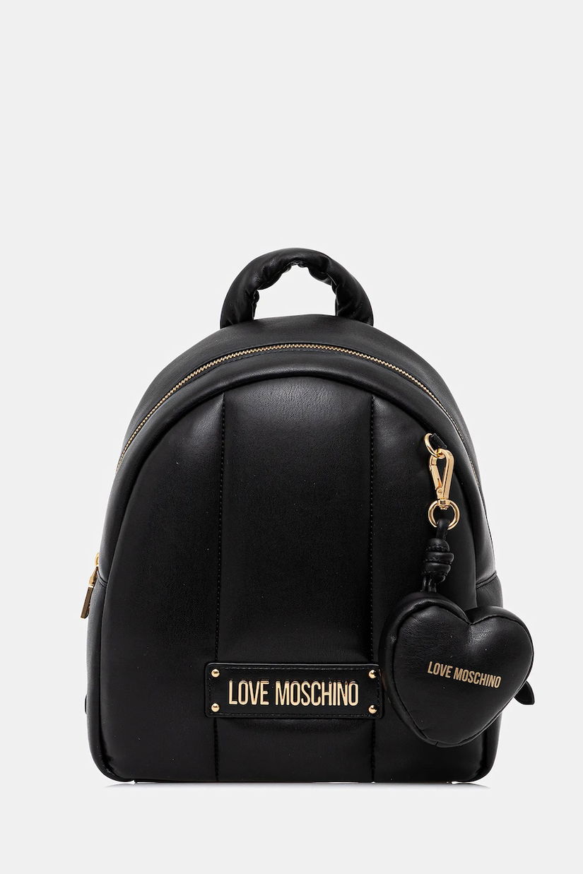 Love Moschino rucsac culoarea negru, mic, uni, JC4324PP0NKM100A