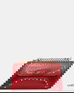 Just Cavalli poșetă culoarea roșu, 79RA4BF5 ZSB96