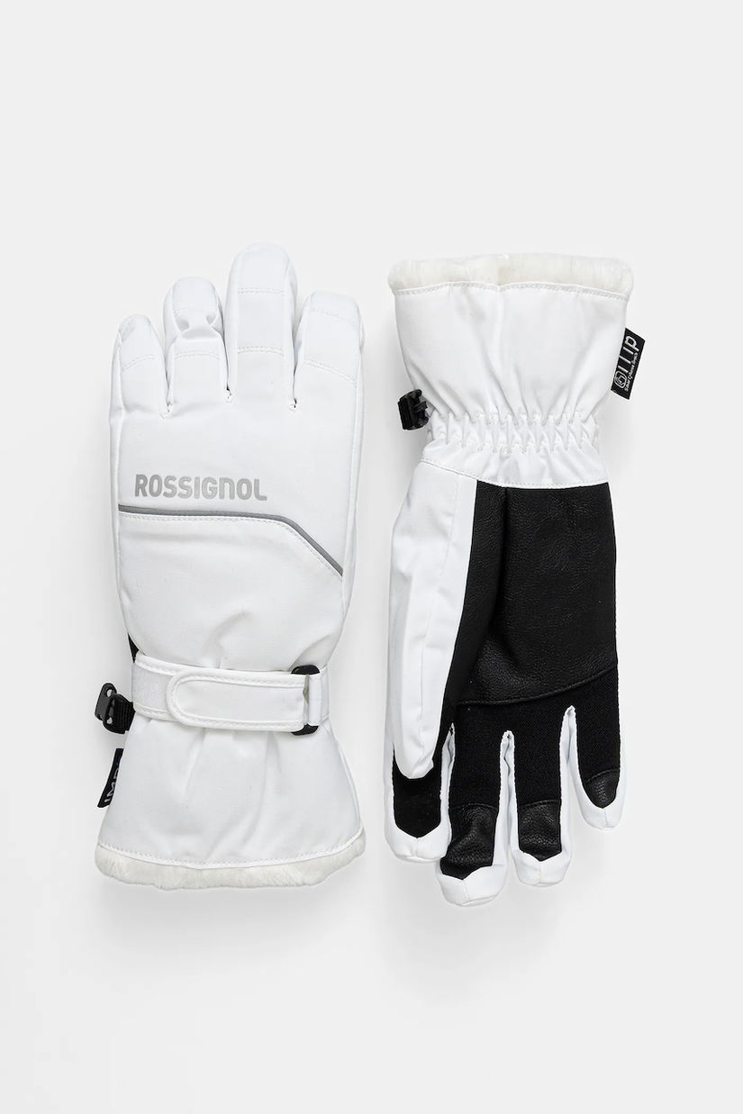 Rossignol mănuși de schi culoarea alb, RLOWG04