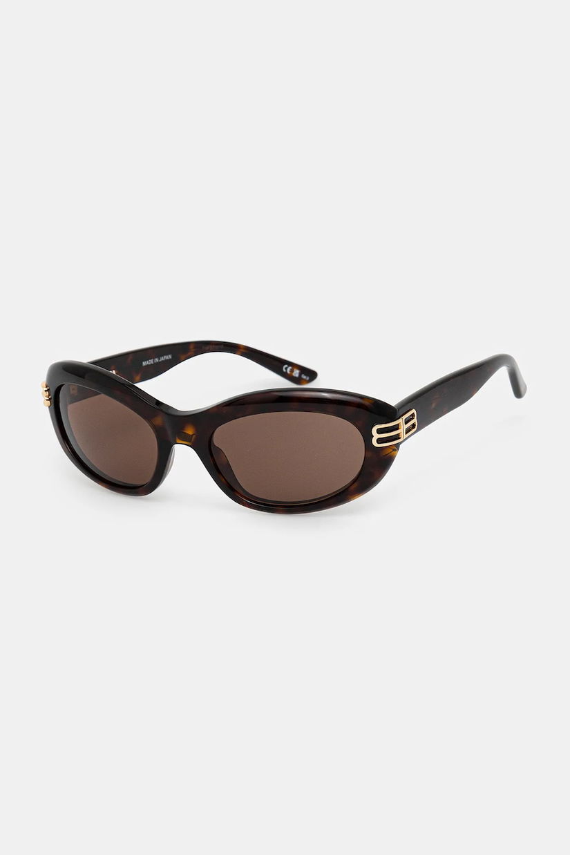 Balenciaga ochelari de soare culoarea maro, BB0431S