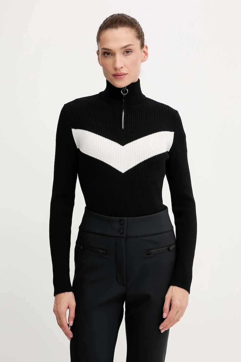 Fusalp pulover Andromede B culoarea negru, cu turtleneck, G1126