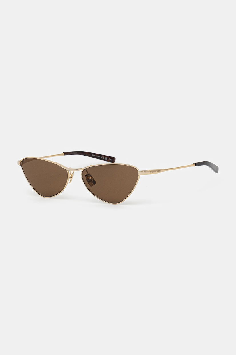 Saint Laurent ochelari de soare culoarea auriu, SL 830