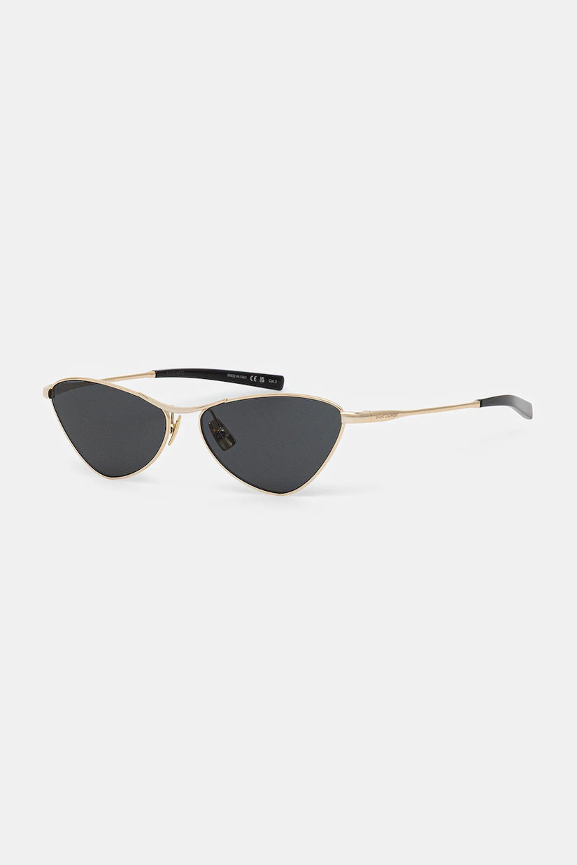 Saint Laurent ochelari de soare culoarea auriu, SL 830