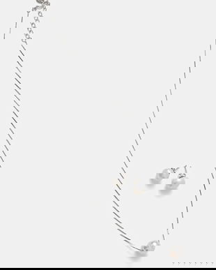 Answear.LAB colier si cercei din argint