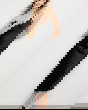 Answear.LAB rochie culoarea negru, maxi, evazati