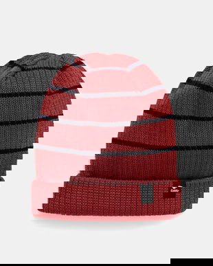 Eisbar pălărie din amestec de lână Reni Striped OS MÜ culoarea roșu, E31017