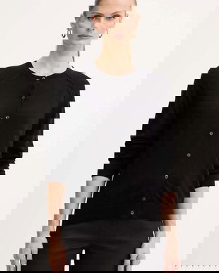 BOSS cardigan din lână culoarea negru, light, 50545031