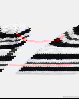 Eisbar pălărie din amestec de lână Stripy MÜ culoarea alb, E30981