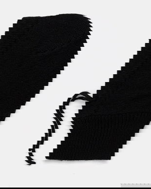 Eisbar cagulă umplută cu lână Mathilde Hood culoarea negru, E31003