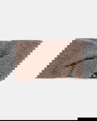 Eisbar bentiță cu lână Fenna STB culoarea maro, E36150