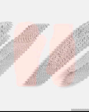 Eisbar mănuși cu lână Afra Mittens culoarea roz, E80135