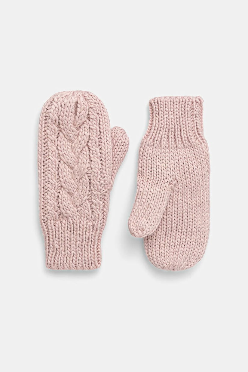 Eisbar mănuși cu lână Afra Mittens culoarea roz, E80135