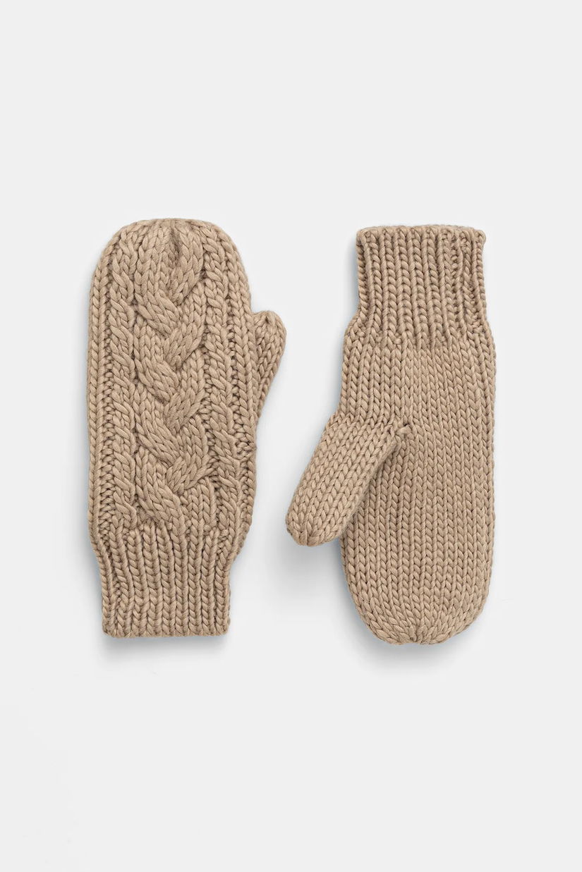 Eisbar mănuși cu lână Afra Mittens culoarea bej, E80135