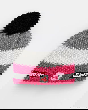 Eisbar căciulă din amestec de lână Star Pompon MÜ SA culoarea roz, E33172