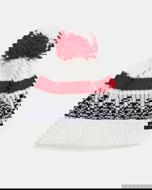 Eisbar pălărie din amestec de lână Norrak Pompon MÜ culoarea alb, E30982