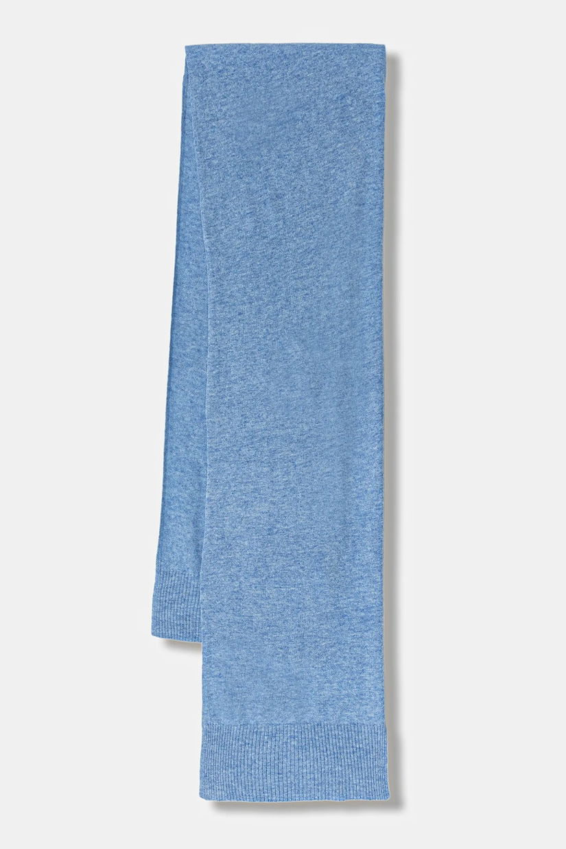 United Colors of Benetton eșarfă de lână culoarea negru, uni, 1002DU01E