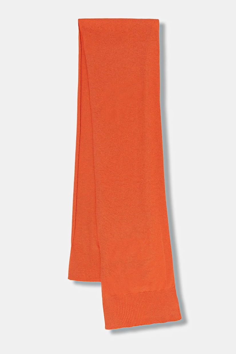 United Colors of Benetton eșarfă de lână culoarea negru, uni, 1002DU01E
