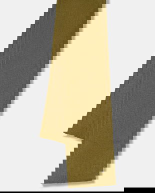 United Colors of Benetton eșarfă cu lână culoarea verde, uni, 122HDU01O