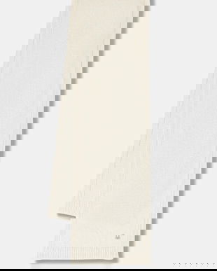 United Colors of Benetton eșarfă cu lână culoarea bej, uni, 122HDU01O