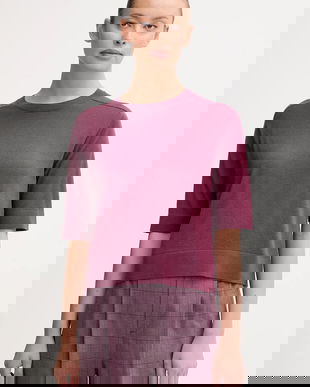 United Colors of Benetton pulover de lână culoarea violet, light, 11AHD10E6