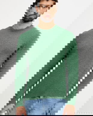 United Colors of Benetton pulover de lână culoarea maro, light, 1002U1G34