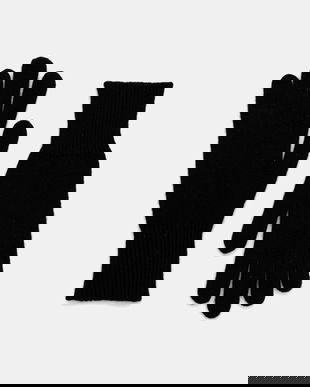 United Colors of Benetton mănuși de lână culoarea negru, 1202DG00E