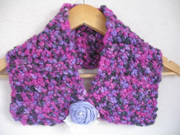 Accesoriu crosetat/guler