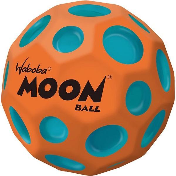 Minge hiperelastica: Waboba Moon Ball. Portocalie cu pete albastre
