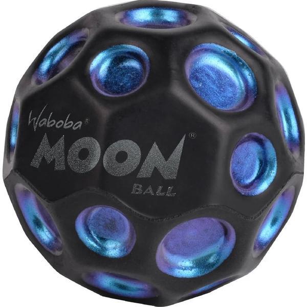 Minge hiperelastica: Waboba Moon Ball. Neagra cu pete albastre