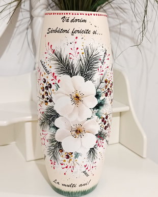 Vaza cadou sarbatori, cadou craciun