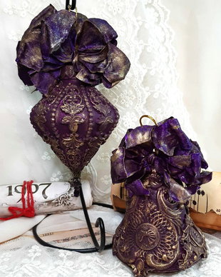 Splendoare Regală de Crăciun - decoratiuni handmade in stil baroc