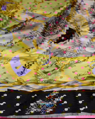 CODELLO, esarfa noua matase naturala  dosebita , brosa noua cadou