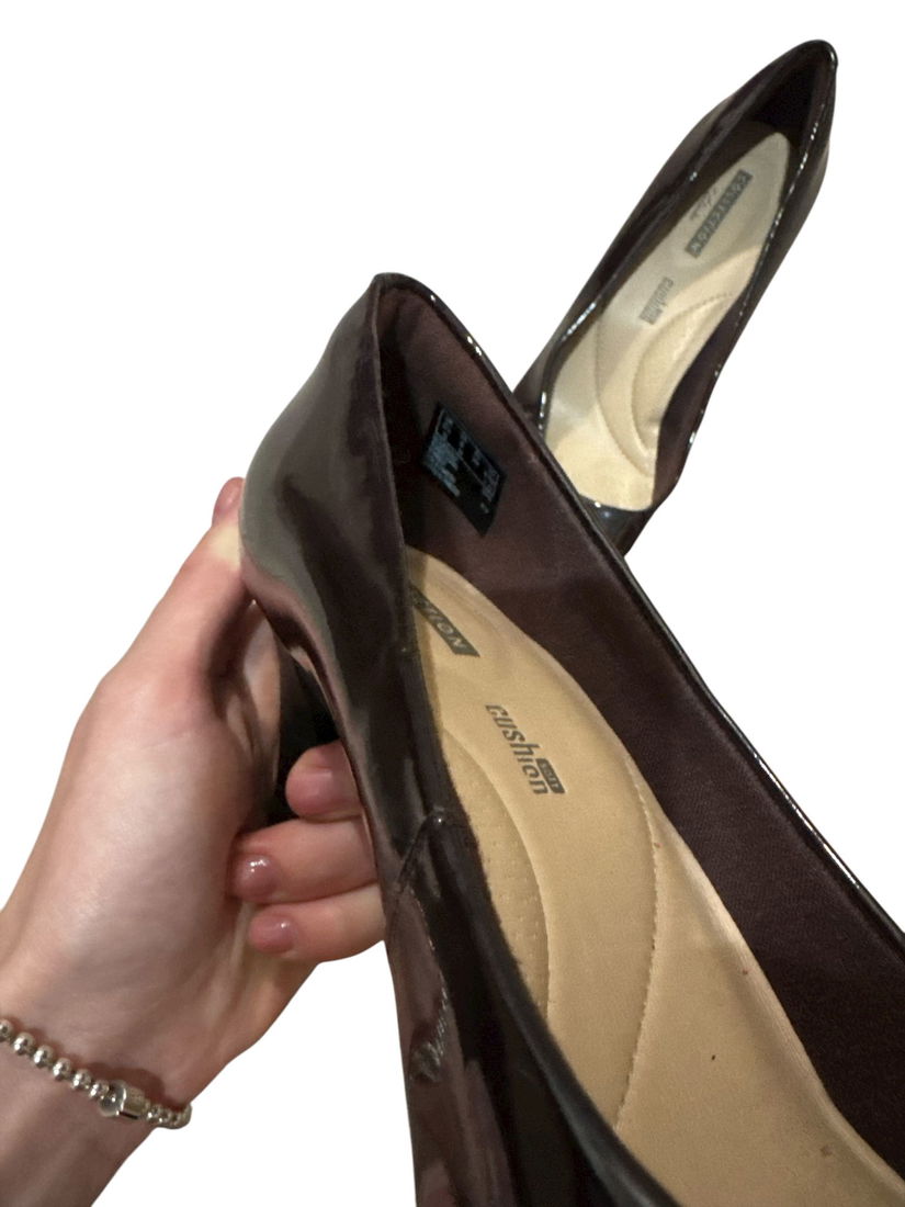 Pantofi piele cu toc