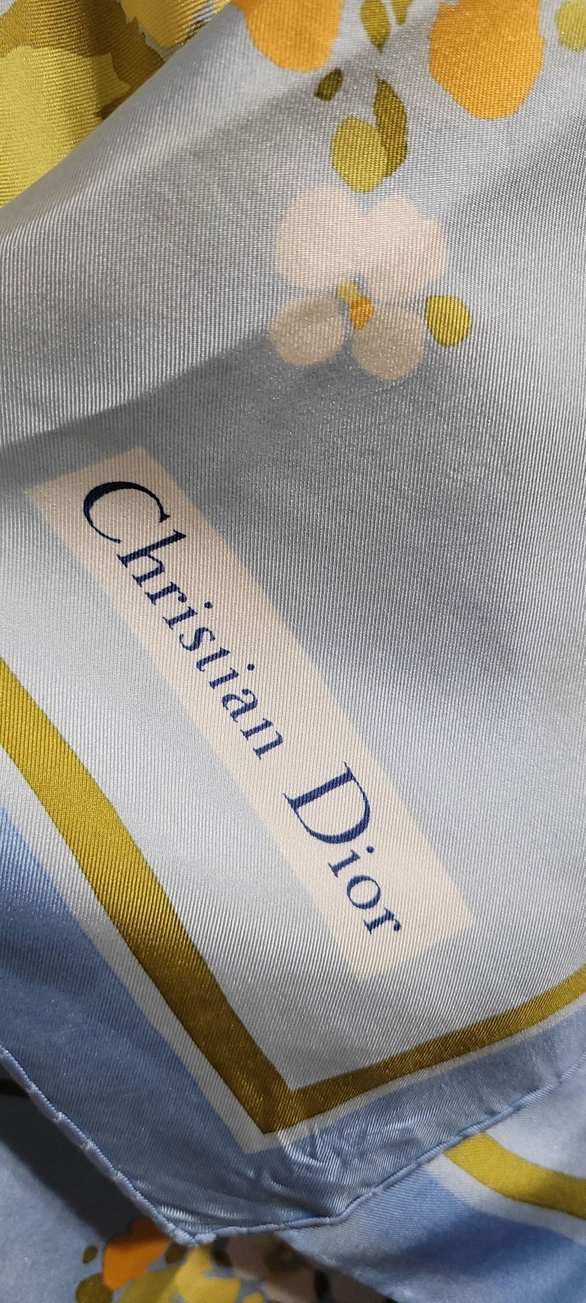 Esarfa din mătase naturală Cristian Dior