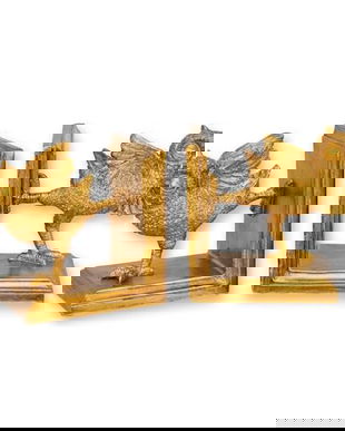 Set doua opritoare bufnite aurii pentru carti