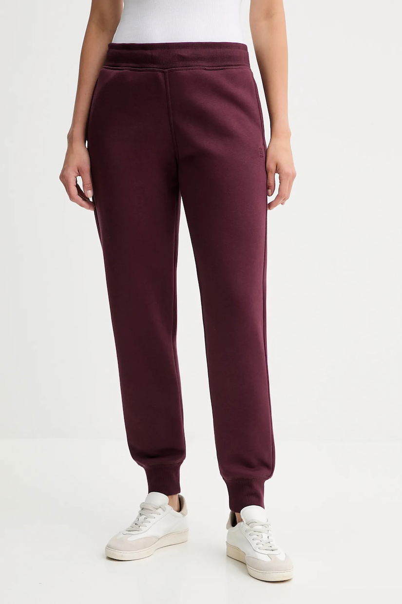G-Star Raw pantaloni de trening culoarea alb, uni, D21320-C235