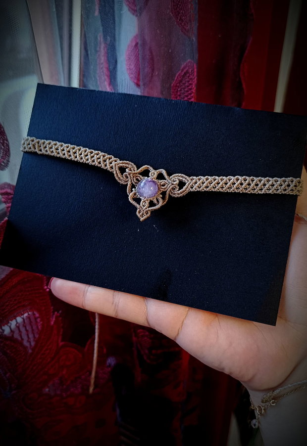 Choker Minimalist cu piatra semiprețioasa